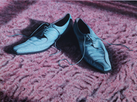 Blue Shoes In The Liminal Glow Of An Eclipse, Ben Marxen